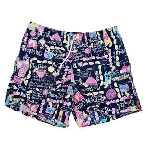 Lilly Pulitzer Mens Swim Trunks Size L Drinks On Me Resort Vacation Preppy